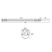 RemPhos RP-LBI65 3-ft 6W/10W/15W/20W LED Linkable Light Bar, 6CCT Selectable, up to 2400 Lumens, 120-277V, IP65 Rated