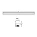 RemPhos RP-LBIMAX 4-ft 30W/35W/40W/48W LED Linkable Strip Light, 4CCT Selectable, up to 6365 Lumens, 120-277V