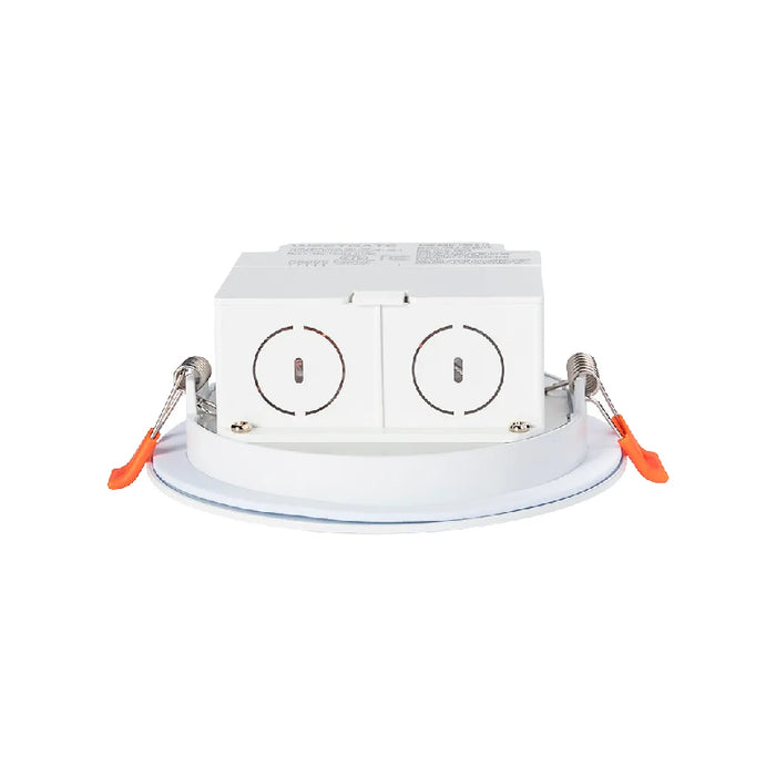 Westgate RSL4-JB 4" LED Slim Snap-In Recessed Light with J-Box, CCT Selectable