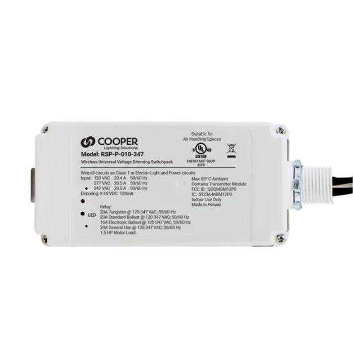 Wavelinx RSP-P-010-347 Wireless Universal Voltage Dimming Switchpack