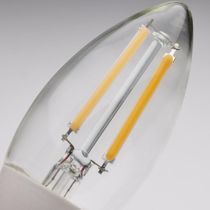 Satco S11478 5W B11 LED Bulb, E12 Base, 5000K, 12-Pack