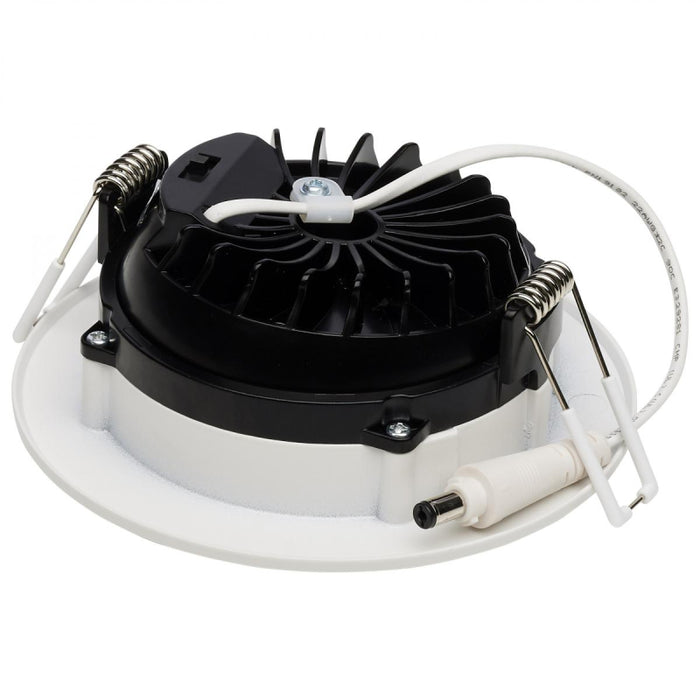 Satco S11618R1 4" 12W LED Round Direct Wire Downlight, CCT Selectable-White