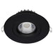 Satco S11618R1 4" 12W LED Round Direct Wire Downlight, CCT Selectable-Black