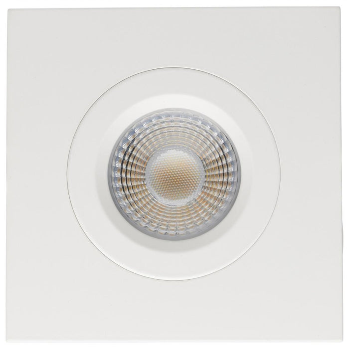 Satco S11621R1 4" 12W LED Square Direct Wire Downlight, CCT Selectable-White
