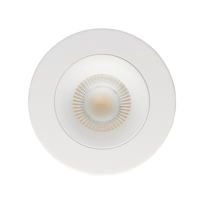 Satco 3.5" 12W LED Round Direct Wire Downlight Gimbaled, CCT Selectable