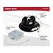 Satco 3.5" 12W LED Round Direct Wire Downlight Gimbaled, CCT Selectable