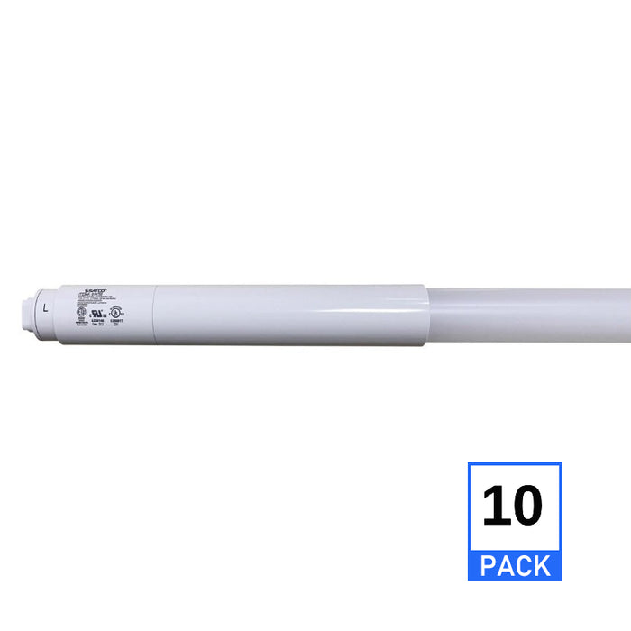 Satco S11755 8-ft 38W LED T8 Lamp, Recessed Double Contact HO/VHO Base, CCT Selectable, 120-277V,  10-Pack