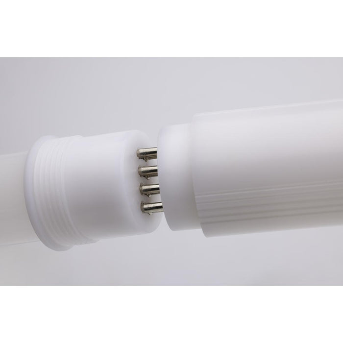 Satco S11757 8-ft 24/32/40W LED  Type B  T8 Lamp, 2-PC 4ft, CCT Selectable, Dual Socket, Type B