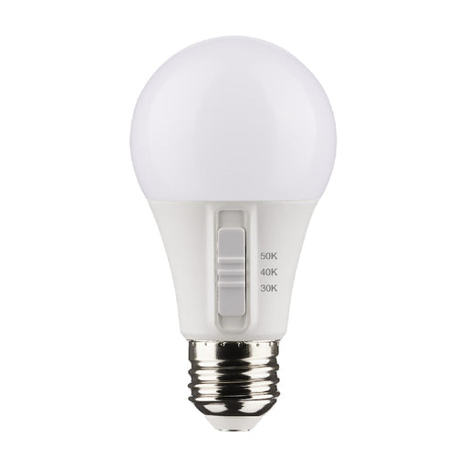 Satco S11773 14W A19 LED Bulb, E26 Medium Base, CCT Selectable, 24-Pack