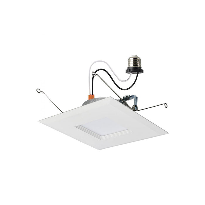Satco S11821R1 5"/6" 9W LED Square Downlight Retrofit, CCT Selectable