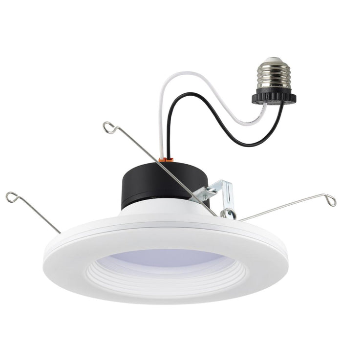 Satco S11846 5"/6" 9W LED Recessed Downlight with Night Light Feature, CCT Selectable