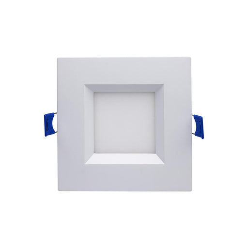 Satco S11871 4" 12W LED Square Low Profile Regress Baffle Downlight, CCT Selectable