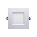 Satco S11873 6" 15W LED Square Low Profile Regress Baffle Downlight, CCT Selectable