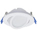 Satco S11878 4" 11W LED Directional Low-Profile Downlight, CCT Selectable