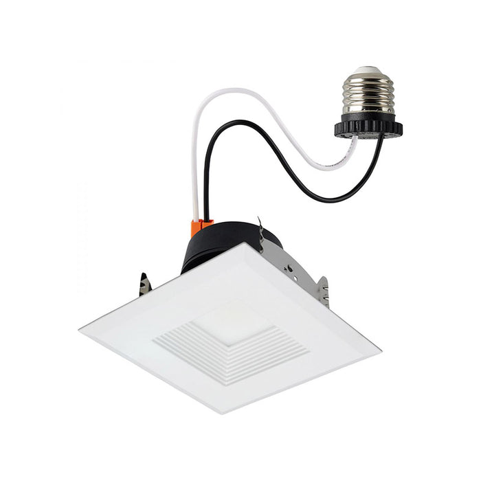 Satco S11884 4" 5.8W/7W/9.5W LED Square Downlight Retrofit, CCT Selectable