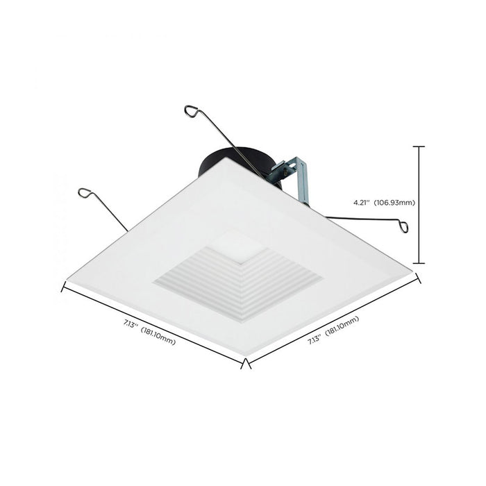 Satco S11885 5"/6" 8W/10.5W/13.5W LED Downlight Retrofit, CCT Selectable