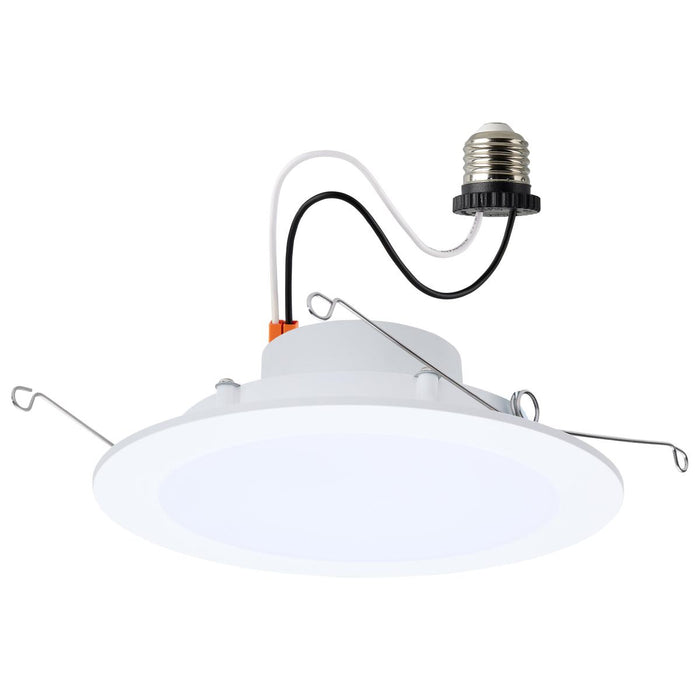 Satco S11892 6" 9.5W LED Downlight, Flat Wafer Lens,  CCT Selectable