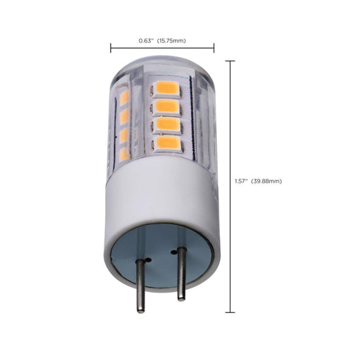 Satco S12316 3W T5 LED Bulb, GY6.35 Base, 3000K