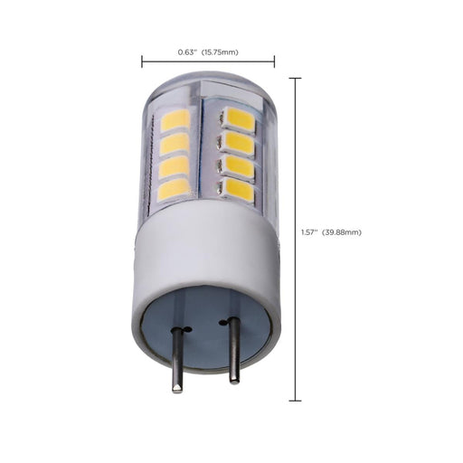 Satco S12317 3W T5 LED Bulb, GY6.35 Base, 5000K