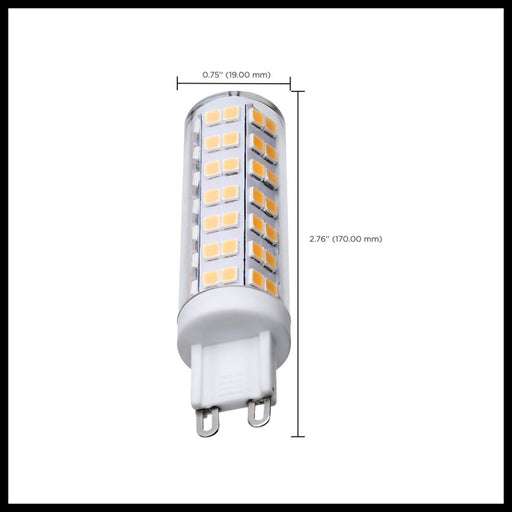 Satco S12331 6.5W T6 LED Bulb, G9 Base, 3000K