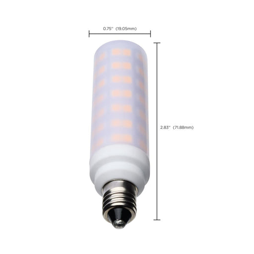 Satco S12340 6.5W T6 LED Bulb, E11 Base, 3000K