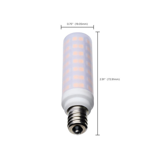 Satco S12348 6.5W T6 LED Bulb, E12 Base, 3000K