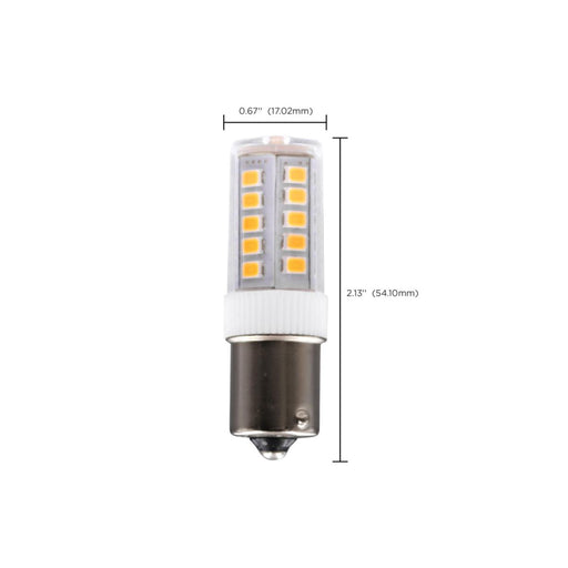 Satco S12359 4.5W T6 LED Bulb, BA15S Base, 5000K