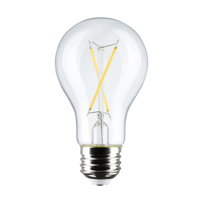 Satco S12461 5W A19 LED Bulb, E26 Base, 3000K, 3-Pack(12 Units)