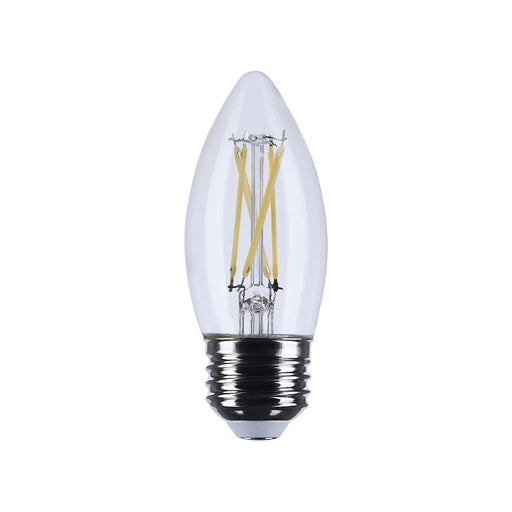 Satco S12502 5.5W B11 LED Bulb, E26 Base, 3000K, Clear