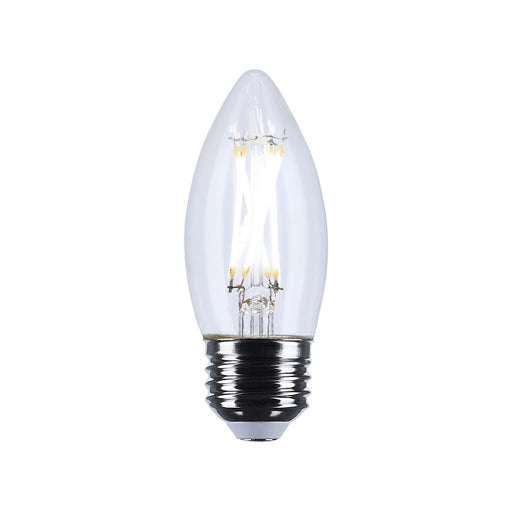 Satco S12504 5.5W B11 LED Bulb, E26 Base, 5000K, Clear