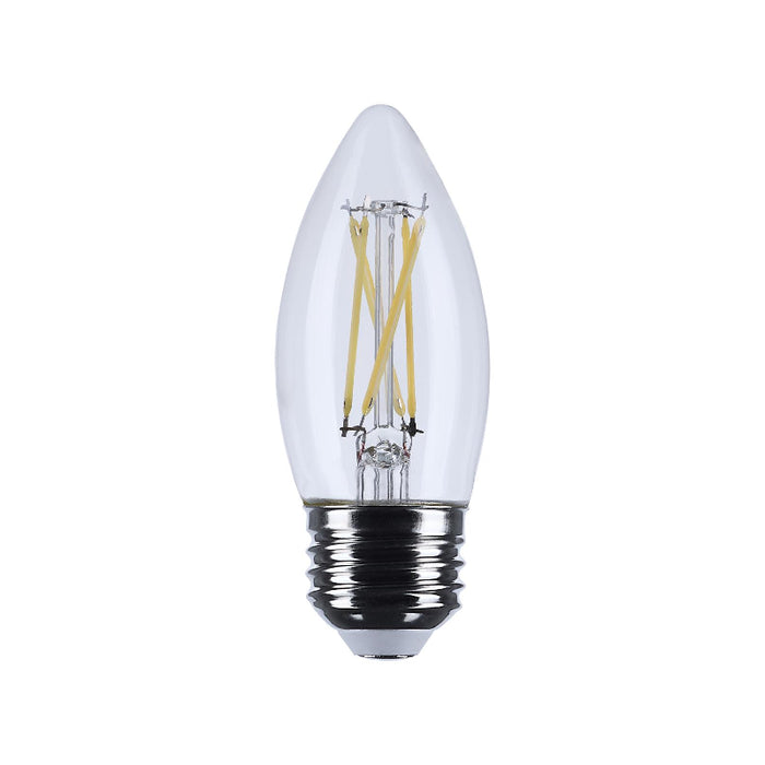 Satco S12504 5.5W B11 LED Bulb, E26 Base, 5000K, Clear