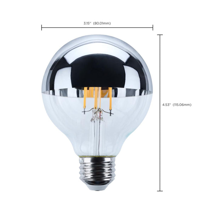 Satco S12541 5.5W G25 LED Bulb, E26 Base, 2700K