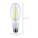Satco S13181 13.5W LED HID, ED17, 4000K, E26 Base, 120-277V, Type-B