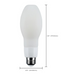 Satco S13182 15W LED HID, ED17, 5000K, E26 Base, 120-277V, Type-B
