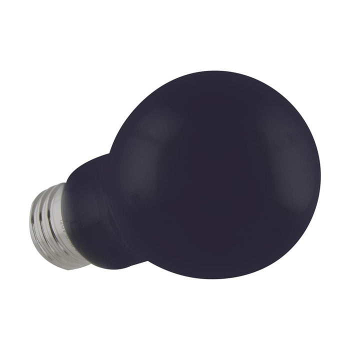 Satco S14990 6.5W A19 LED Bulb, E26 Base, Black