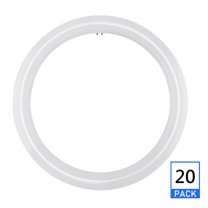 Satco S16505 16W 12" T9 LED Circline Bulb, 6500K, 20-Pack