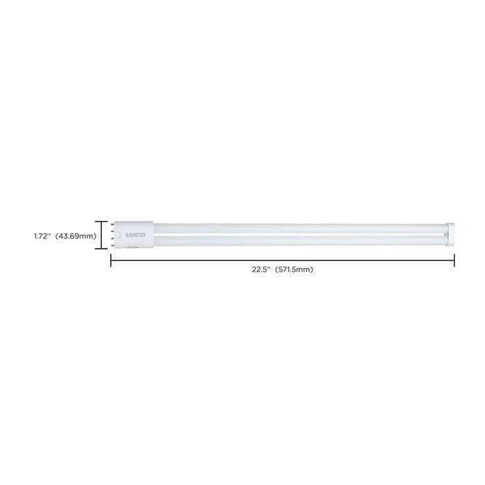 Satco S18423 20W PLL LED Bulb, 2G11 Base, 5CCT Selectable