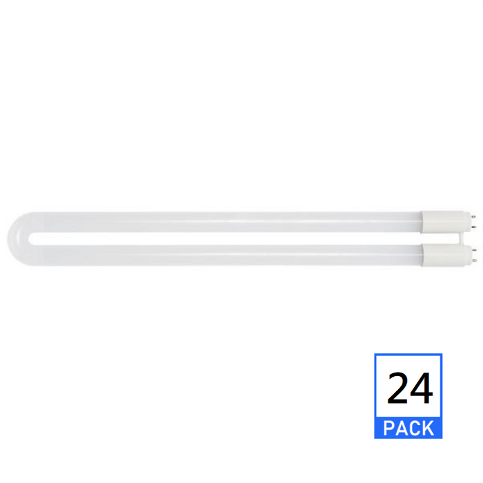 Satco S18453 13W T8 LED U-Bend Bulb, 5000K, 24-Pack