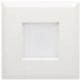 Satco S18802 4" 5.5W/6.5W/8W LED Square Downlight Retrofit, 5CCT Selectable