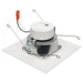 Satco S18803 5"/6" 7.5W/10.5W/14.5W LED Square Downlight Retrofit, 5CCT Selectable