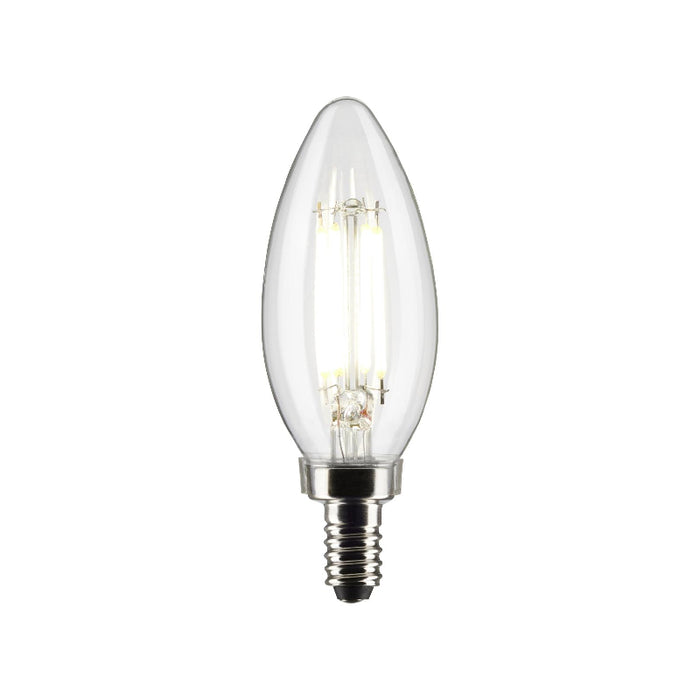 Satco S21276 5.5W B11 LED Filament Bulb, E12 Base, 4000K, Clear