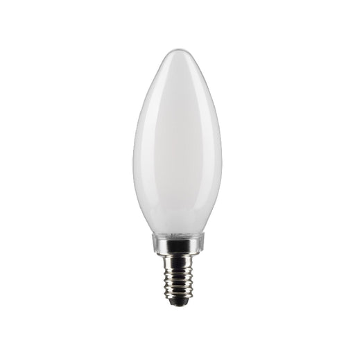 Satco S21279 5.5W B11 LED Filament Bulb, E12 Base, 3000K, Frost