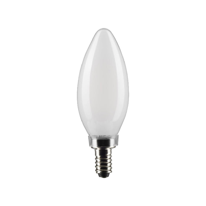 Satco S21279 5.5W B11 LED Filament Bulb, E12 Base, 3000K, Frost
