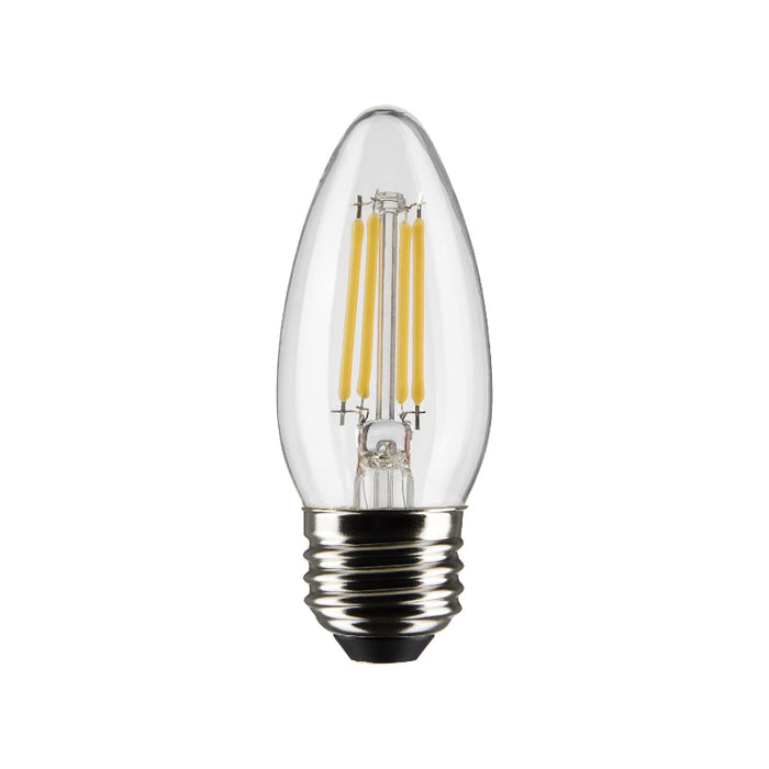 Satco S21291 5.5W B11 LED Bulb, E26 Base, 4000K, Clear
