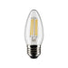 Satco S21291 5.5W B11 LED Bulb, E26 Base, 4000K, Clear