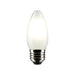 Satco S21293 5.5W B11 LED Filament Bulb, E26 Base, 4000K, Frost