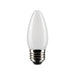 Satco S21293 5.5W B11 LED Filament Bulb, E26 Base, 4000K, Frost