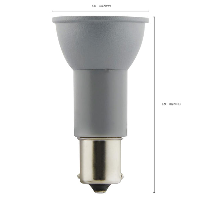 Satco S29004 3W R12 LED Bulb, BA15s Base, 3000K