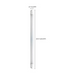 Satco S29917 8-ft 40W T8 LED Bulb, Fa8 Single Pin Base, 3500K, 120-277V, Type B