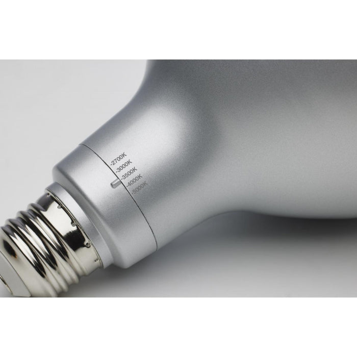 Satco S39760 19W PAR38 LED Bulb, E26 Base, CCT Selectable, 120-277V, 12-Pack